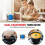 ThermoPro TM02 Digital Kitchen Timer with Dual Countdown Stop Watches Timer/Magnetic Timer Clock with Adjustable Loud Alarm and Backlight LCD Big Digits/ 24 2
