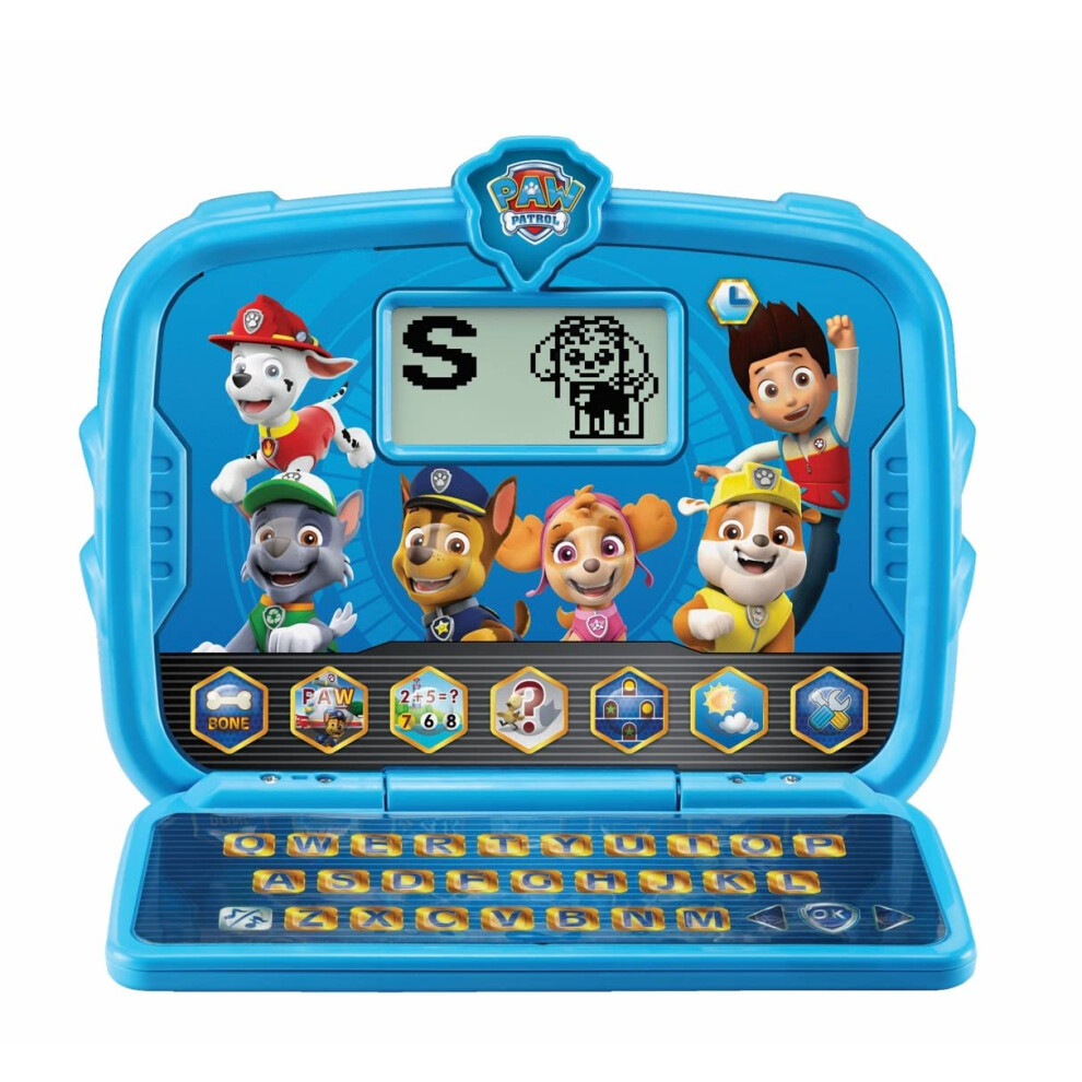 Vtech Paw Patrol: Learning Tab-Top, Official Paw Patrol Toy, Interactive & Educational Learning Laptop, Teaches Letters, Phonics, Typing, Numbers & More,