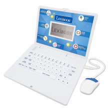 Lexibook, Educational and Bilingual Laptop Italian/English, Toy with 124 Activities to Learn Mathematics, Dactylography, Logic, Clock Reading, Play