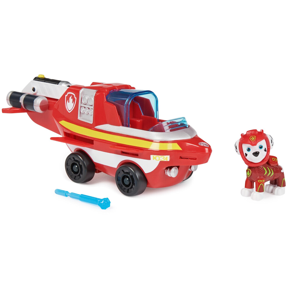 Aqua Pups Marshall Transforming Dolphin Vehicle with Collectible Action Figure, Kids' Toys for Ages 3 and up