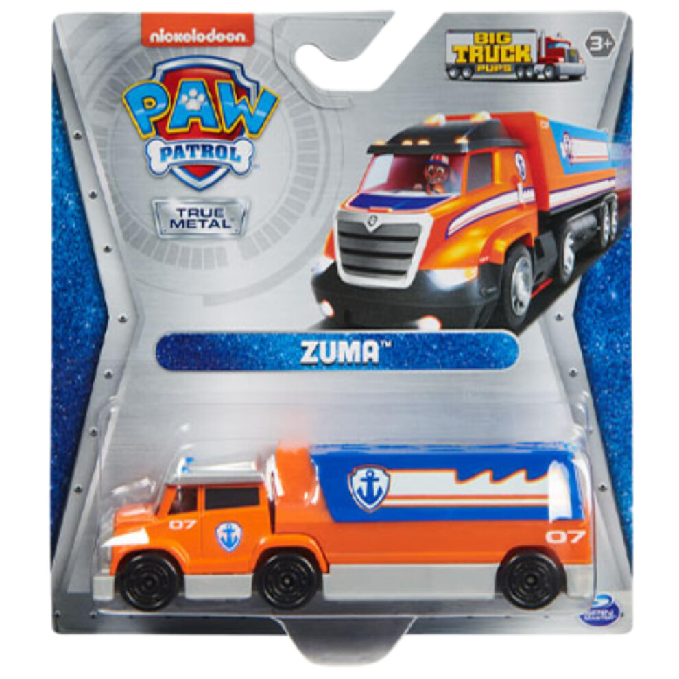 Paw Patrol - True Metal Collectible Die-Cast Big Truck Pups - Zuma