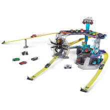 Metal Machines Spider Strike Playset, Diecast Cars Giant Race Track (Spider), Frustration Free Packaging (Brown Mail Box)