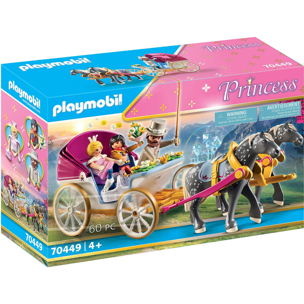 70449 Princess with Horse-Drawn Carriage, Magical world for princes and princesses, fun imaginative role play, playset suitable for children ages 4+