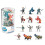 Papo Mini Figura Tubo, Cavalieri - 12 Pezzi 1