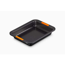 Non-Stick Carbon Steel Bakeware Rectangular Cake Tin, 28 cm, Black, 94101600000000