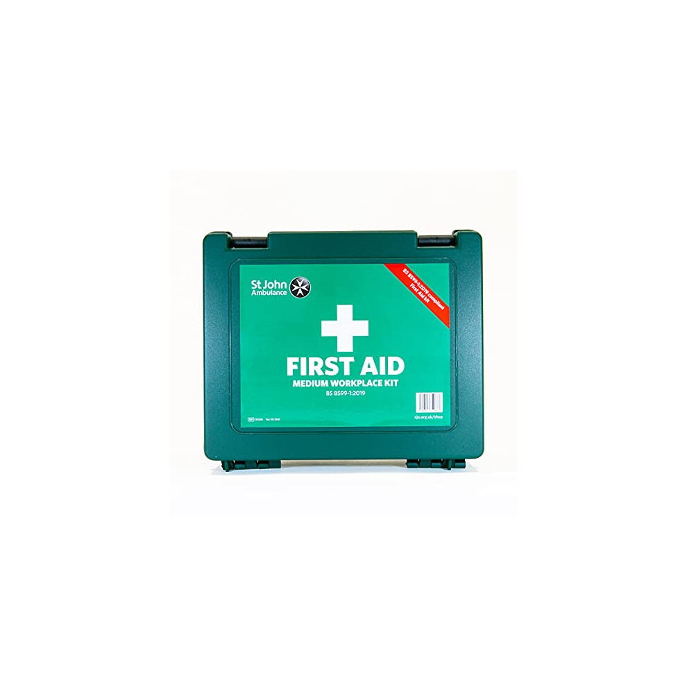 St John Ambulance Standard Medium Workplace First Aid Kit Bs-8599-1:2019