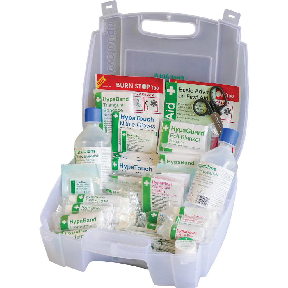 Safety First Aid Group Safety First Aid Evolution Bs 8599 Compliant First Aid & Eyewash Kit Medium Fully Stocked