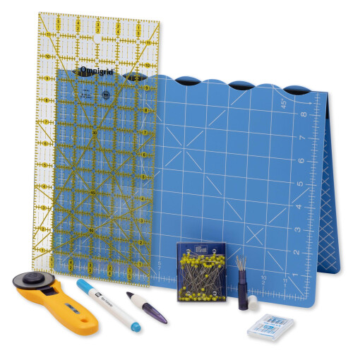 Prym Patchwork & Quilting Starter Set (inch Scale), Blue, GB 1