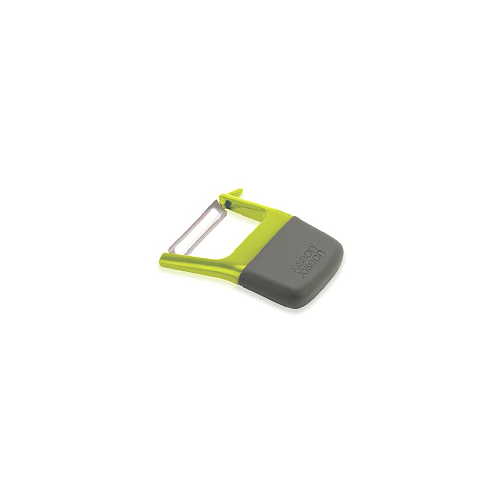 Joseph Joseph Duo Easy-Grip Straight Potato And Vegetable Kitchen Peeler, Green