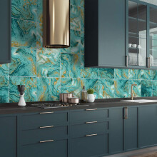 Floor Wall Tile Transfers Sticker for Home Decor, Peel & Stick self-Adhesive splashback, Tile Decals for Living Room Kitchen Bathroom Decor,15X15cmX
