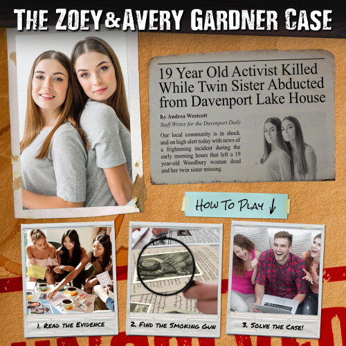 | Gardner, Avery - Active Murder Mystery Case - Can you Solve the Case? 1