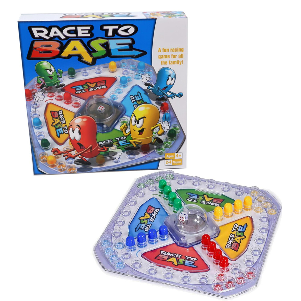 Race To Base - Fun Family Game for Kids and Adults, Race Back To Your Base Before You're Caught, Classic Board Games for 6, 7, 8+ Year Old Children