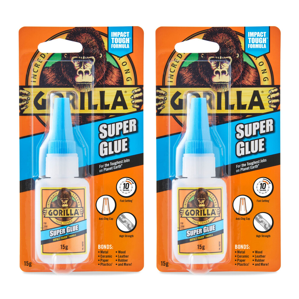 Super Glue 15g (2 Pack)