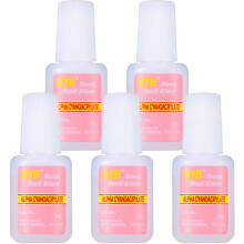 5 Pieces Nail Glue Quick Nail Tip Glue Extra-Strong Nail Glue False Nail Adhesive Quick Dry Super Strong Nail Tip for Artificial Acrylic Nails Tips