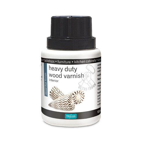 Heavy Duty Interior Wood Varnish Dead Flat 100ml