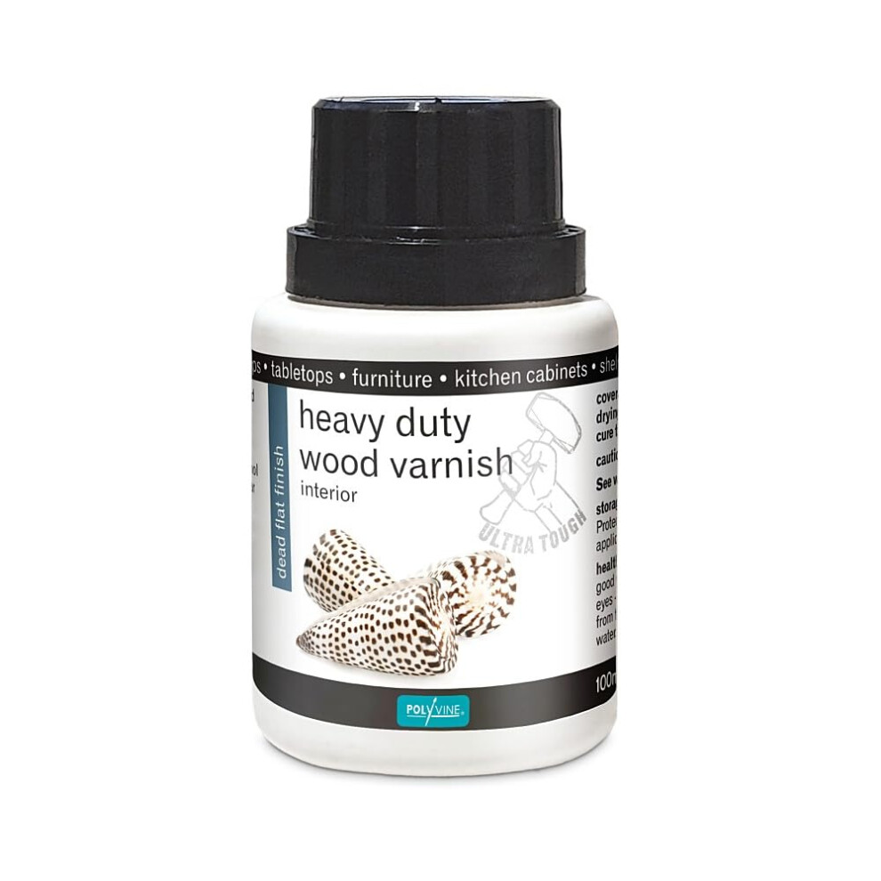 Heavy Duty Interior Wood Varnish Dead Flat 100Ml 5030777002636