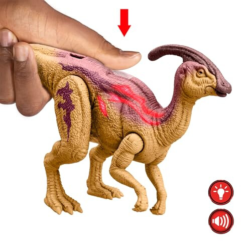 Jurassic World Mattel Jurassic World Wild Roar Dinosaur Action Fig 1