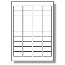 Label Planet 40 Per Page/Sheet, 5 Sheets (200 Sticky Labels), White Blank Matt Self-Adhesive A4 Address Shipping Stickers, for Laser or Inkjet