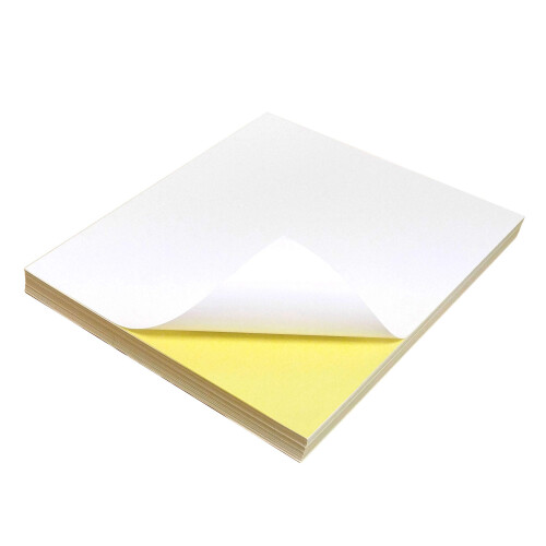 Evergreen Goods 100 Sheets A4 Matte Printable Sticker Paper – Self ...