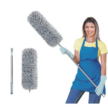 Microfiber Feather Duster for Cleaning Extendable Duster 110 Inches Long for High Ceilings Home Furniture Car Telescopic Pole Feather Dusters