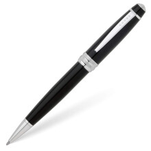 Bailey AT0452-7 Refillable Plastic Ballpoint Pen with Polished Chrome Appointments, Medium Point, includes Premium Gift Box and Black Cartridge, 1