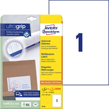 6119 Universal Labels 210 x 297 mm 25 Sheets White