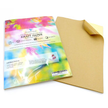 50 Sheets of A4 Kraft MATT Self Adhesive/Sticky Sticker Address Labels Printing Paper Sheet