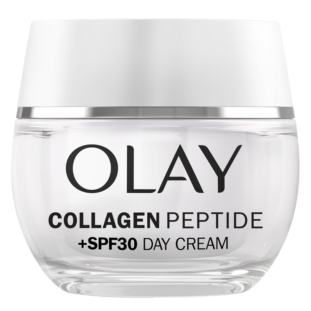 Olay Cream Collagen Peptide Face Moisturiser Day Spf 30, Skincare With Niacinamide 99% Purity And Antioxidant Vitamin E Advanced Anti Aging Skin Care: