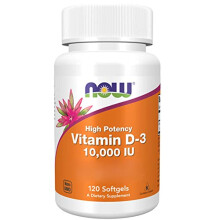 Foods, Vitamin D3 Depot, 10000 IU, 1 Capsule Every 10 Days, Cholecalciferol from Lanolin, 120 Softgels, Lab-Tested, Gluten free, Soy free, Non GMO