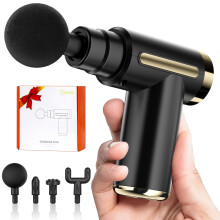 cotsoco Deep Tissue Massage Gun: 6 Speeds, 4 Heads, Quiet Cordless Massager for Shoulders & Back (M891-NEWWWW)