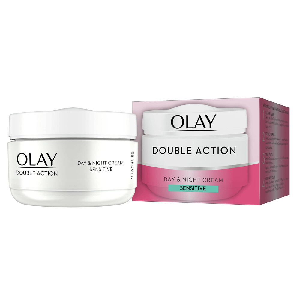 Olay, Double Action Day Night Sensitive Cream, 50 ml