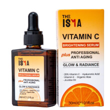 Vitamin C Serum for Face, Anti-Aging, 20% Vitamin C, Hyaluronic Acid, Vitamin E, Brightening Serum for Face/Neck/Eye Contour, All Skin Types 30ml