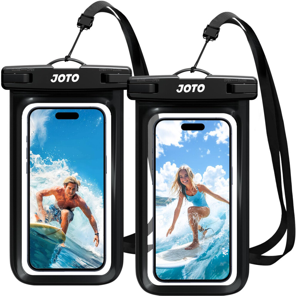 2 Pack Waterproof Phone Pouch For Snorkelling, Ipx8 Underwater Case Sleeve Dry Bag For Iphone 15 14 13 Plus Pro Max, Galaxy S24 S23 S22 Ultra 7.0 Inch 4259405551594