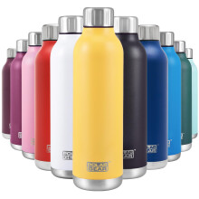 Stainless Steel Water Bottle - 500ml Vacuum Insulated Metal Water Bottle, Double Wall, Leakproof Drinks Bottle - 12H Hot, 24H Cold - Perfect for Work,