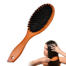 Hair Brush Boar Bristle Hairbrush for Women Men Kids Hair Brush Natural Boar Bristle Brush Paddle Hair Brush Comb for Thin Fine Long Curly Hair,