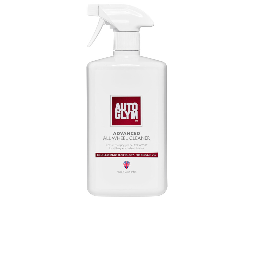 Autoglym Advanced All Wheel Cleaner,1L – Colour Change Technology Reacts With Brake Dust,Ph Neutral Car Wheel Cleaner Spray And Alloy Wheel Cleaner Safe For