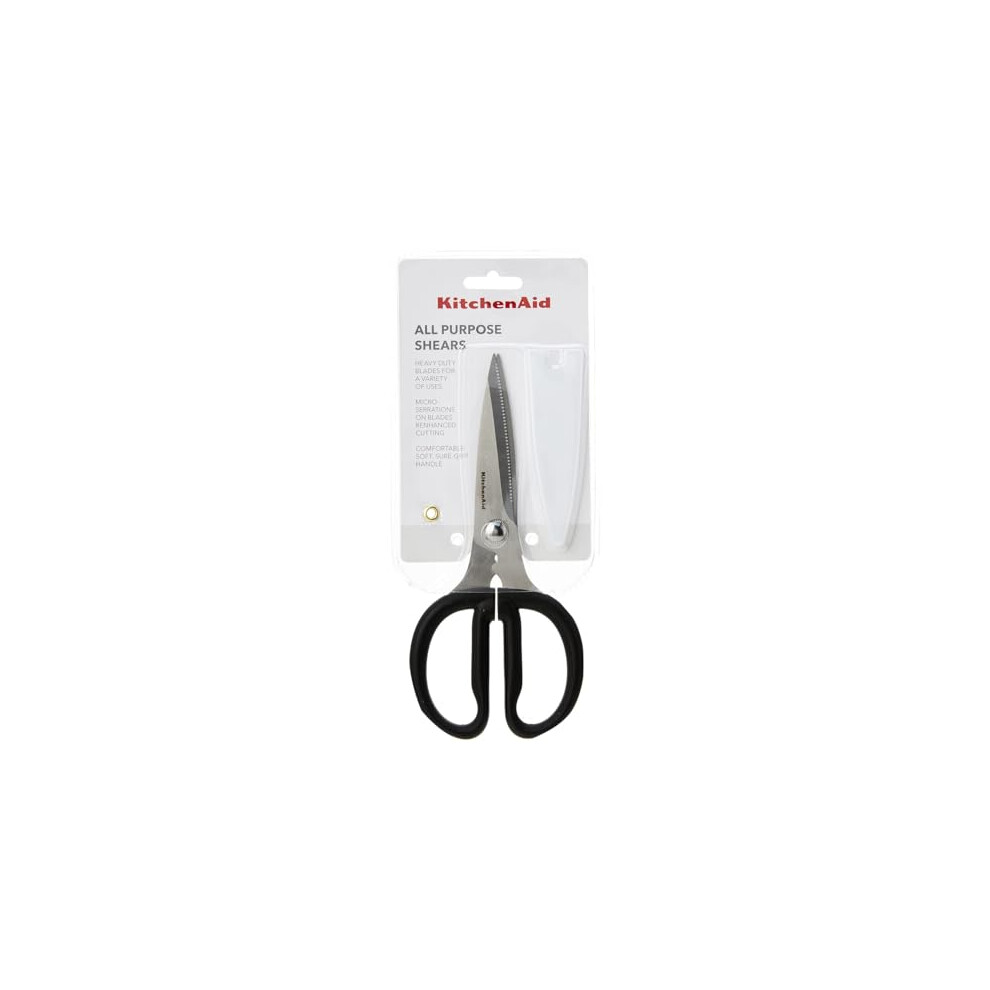All Purpose Shears, Kitchen Scissor, Durable and Easy to Clean, Onyx Black