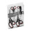 Grunwerg 9810/4RG Kitchen Scissors, Stainless Steel, Red/Grey 2