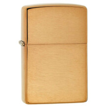 204B New Windproof Lighter - Brushed Brass,1 x 3,5 x 5,5 cm