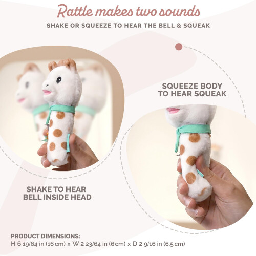 Sophie la Girafe Sweety Squeaker Rattle 1