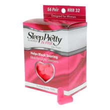 Hearos Sleep Pretty in Pink Tapones para los Oídos para Mujeres, 56 Unidades