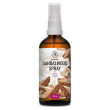 Sandalwood Linen and Room Spray - 100ml - Natural Air Freshener Made with Pure Sandalwood Essential Oil - Bathroom Air Freshener - Calming Pillow