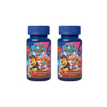 Multivitamins, 60 Apple & Blackcurrant Chewables with 12 Essential Vitamins, Vegan, No Added Sugar, for 3-7 Year olds Duo Pack