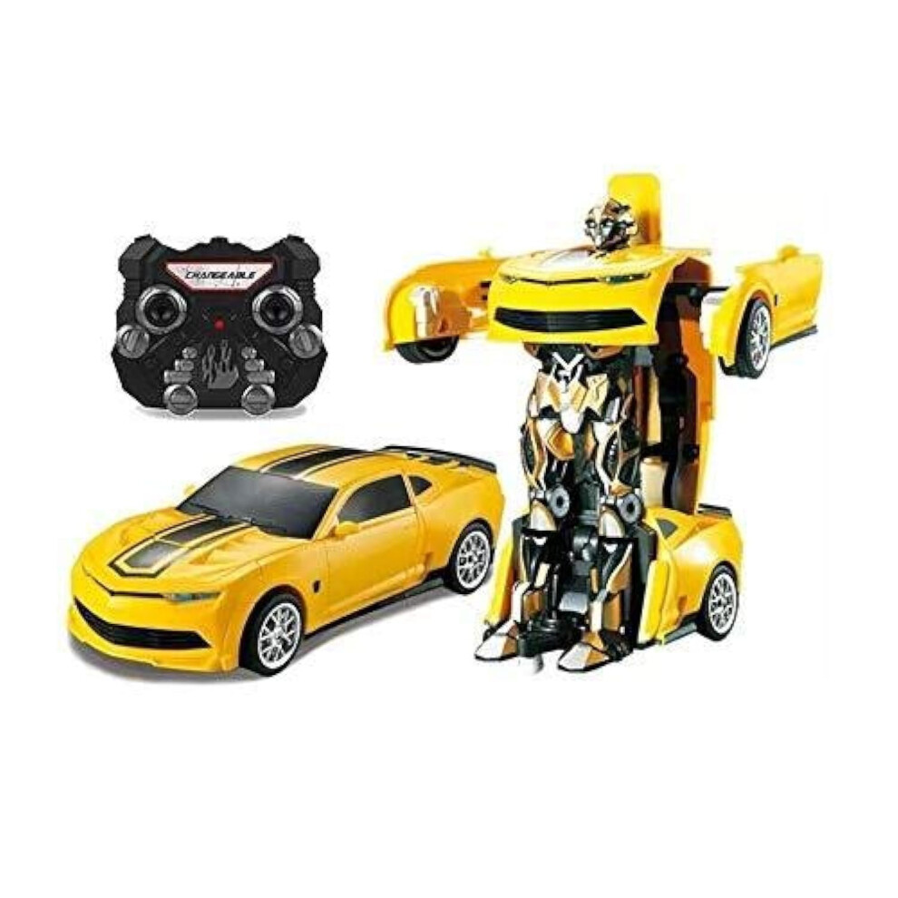 Playtech Logic 2.4Ghz Transformer Remote Control Car – Talking Auto Bot Rc Drifting Car & Robot - Sound Fx Lights – One Touch Transform - Pl9131 Rechargeable