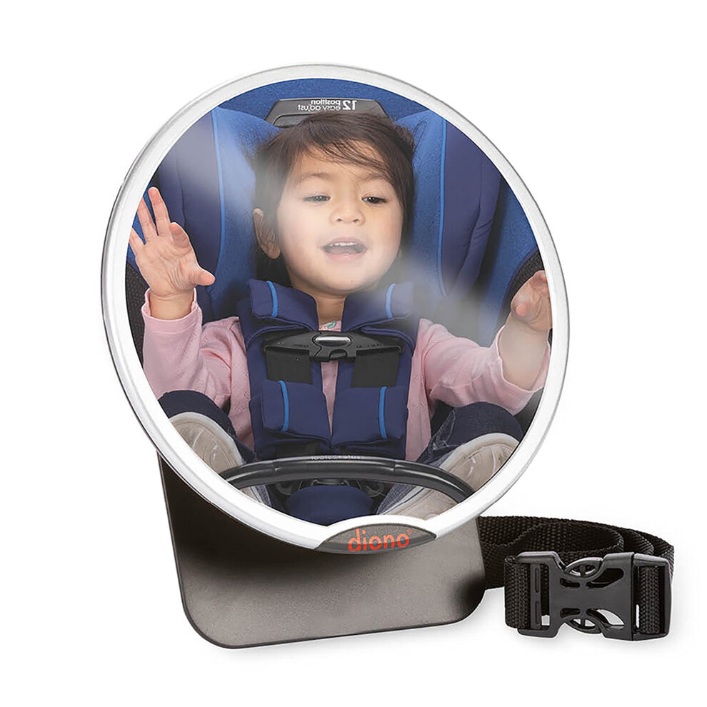 Easy View Baby Car Mirror, Safety Car Seat Mirror for Rear facing Infant, Fully Adjustable With 360 Rotation, Wide Crystal Clear View,