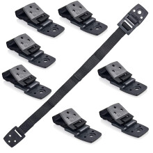 Bebe Earth Furniture Straps - Anti Tip Strap for Baby Proofing & Child Safety - 8 Pack of Adjustable TV & Wall Straps - Fixings to Anchor Shelves &