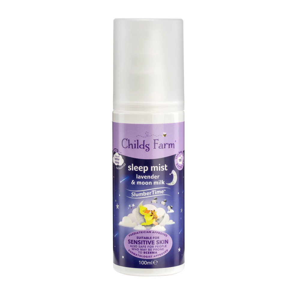Slumbertime Sleep Mist And Moon Milk Suitable For Babies With Dry, Sensitive And Eczema-Prone Skin 100Ml Lavender Childs Farm
