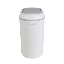 Eco-Touch Baby Nappy Diaper Bin with Eco-Friendly Bin Liners - Traps Odours, Germs & Bacteria - White