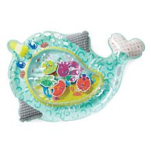 Infantino Jumbo Pat & Play Wassermatte mit Meeresmotiv, sauberes Wasserspiel f   r Babys, unterst   tzt die Bauchlage und die Entwicklung motorischer