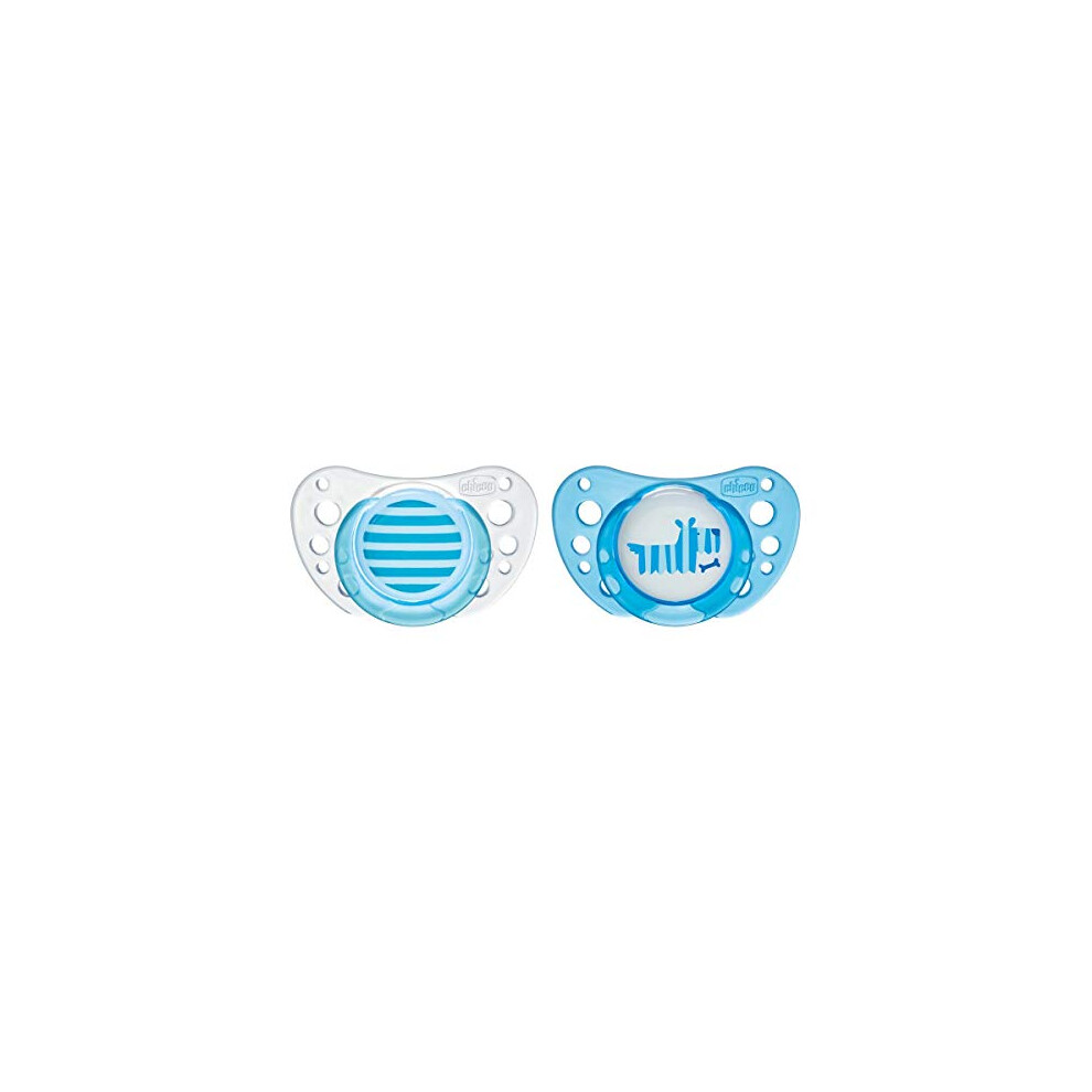 PhysioForma Air, Newborn Pacifier 0-6 Months, Latex Teat, 2 Pieces, Helps Physiological Breathing and Promotes Proper Development of Baby's Mouth,